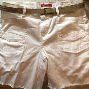 White union bay shorts